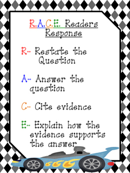 Preview of RACE Response Anchor Chart