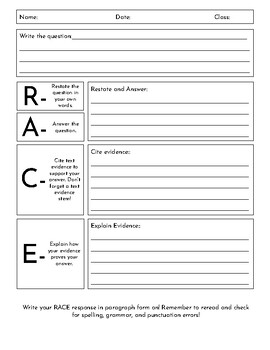 Preview of RACE Response Format