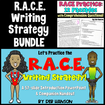 Preview of RACE Strategy Bundle for Writing Responses with Text Evidence Support