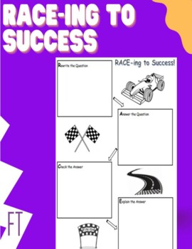 Preview of RACE Strategy & Graphic Organizer for Constructed Responses in Mathematics