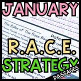 RACE Strategy Passages and Prompts | January themed fictio