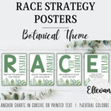 RACE Strategy Posters | Botanical Nature Modern Greenery D