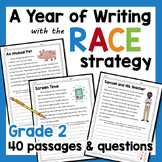 RACE Strategy Practice Worksheets: 40 Prompts and Passages