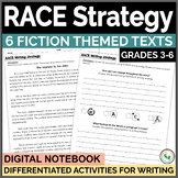 RACE Strategy Practice Worksheets FICTION Short Constructe
