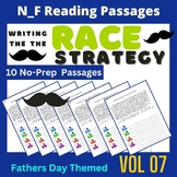 RACE Strategy Practice worksheets 4th - 5th, Father's Day 