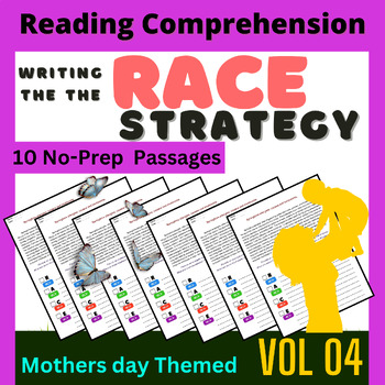 Preview of RACE Strategy Practice worksheets Mother's Day Writing Prompts and Activities