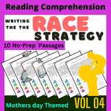 RACE Strategy Practice worksheets Mother's Day Writing Pro