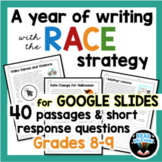 RACE Strategy Writing 40 Prompts and Passages for All Year