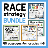 RACE Strategy Practice Worksheets BUNDLE of 40 RACE Passag