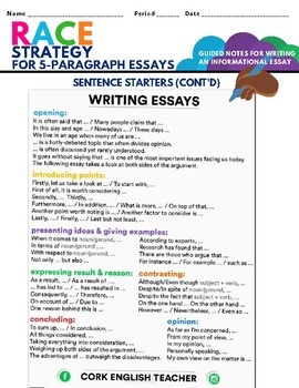 race for essay
