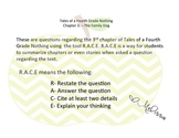 RACE Tool using- Tales of a Fourth Grade Nothing
