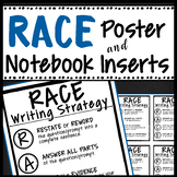 RACE WRITING STRATEGY POSTER & INTERACTIVE NOTEBOOK INSERT