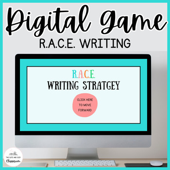 Preview of RACE Writing Review Google Slides Game and Worksheets