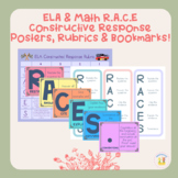 RACE Writing Rubric, Posters & Bookmarks