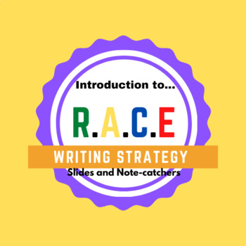 Preview of RACE Writing Strategy