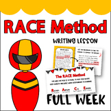 RACE Writing Strategy Full Week of Lesson Plan (5 Days) - 