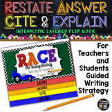 R.A.C.E. Writing Strategy, Bloom's Taxonomy Questions, for