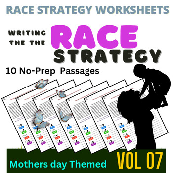 Preview of RACE Writing Strategy Passage Mothers Day Crafts