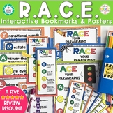 RACE Writing Strategy Posters and Interactive Bookmarks