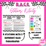 RACE Writing Strategy - Stations Activity - FREE Anchor Ch