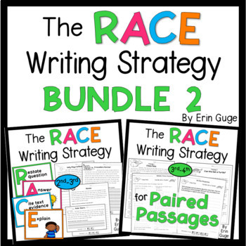 Preview of RACE Writing Strategy and Paired Passages Bundle