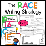 RACE Writing Strategy for Text Dependent Questions K-1st Grade