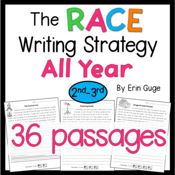 Preview of RACE Writing Strategy All Year 2nd-3rd Grade