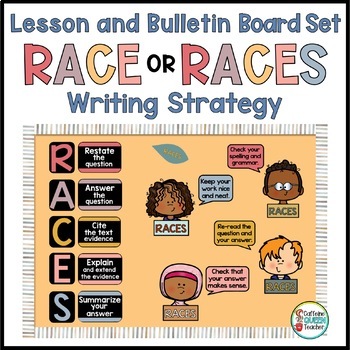 Preview of RACE Text Dependent Analysis Lesson and Posters with ACE and RACES Options