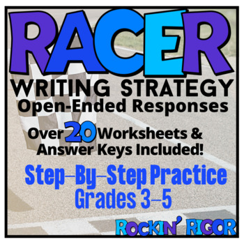 Preview of RACER Writing Unit - Practice Pages and Guided Notes