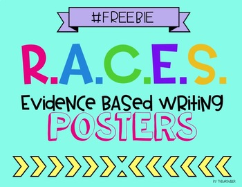 Preview of RACES Evidence Based Writing Poster Set