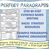 RACES Paragraphs |Text Evidence Writing | Sentence Starter