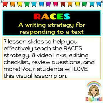 Preview of RACES Teaching Slides Lesson Plans and 3 Practice Passages