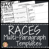 RACES WRITING STRATEGY GRAPHIC ORGANIZER AND MULTI-PARAGRA