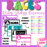RACES Writing Strategy - 6 Poster Designs - 3 Student Refe