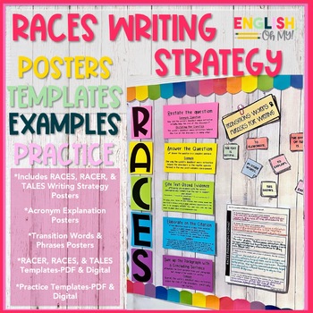 Preview of RACES Writing Strategy & Paragraph Writing