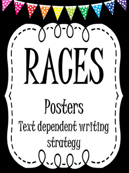 Preview of RACES- Writing Strategy Posters