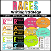 RACES Writing Strategy Posters | EDITABLE | Citing Text Evidence