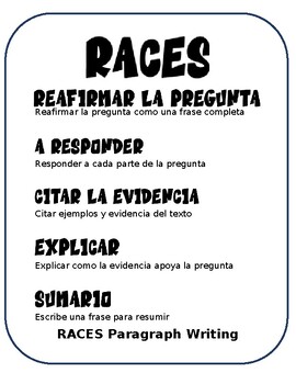 Preview of RACES strategy in Spanish