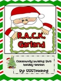 R.A.C.K. Random Acts of Christmas Kindness Garland