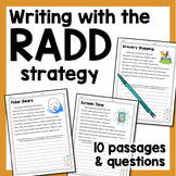 RADD Writing Strategy 2nd Grade grade Text Evidence