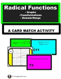 MATCH RADICAL EQUATIONS WITH GRAPHS, TRANSFORMATIONS, & CO