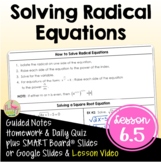 Solving Radical Equations (Algebra 2 - Unit 6)