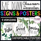 RAE DUNN Farmhouse Style Classroom Decoration Signs
