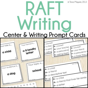 Preview of RAFT Writing Cards