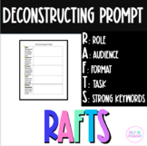 RAFTS Writing Prompt | Graphic Organizer