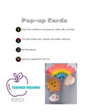 RAINBOW POP UP CARD