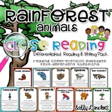 RAINFOREST ANIMALS Close Reading Pack~ Early Elementary