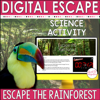 Preview of RAINFOREST DIGITAL ESCAPE ROOM - Science Digital Learning - Google Apps