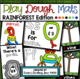 RAINFOREST Play Dough Mats --- 20 Picture Mats and 10 Coun