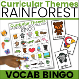 RAINFOREST Vocabulary Bingo for Speech Therapy | Curricula